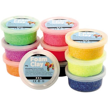 Image de Foam Clay assortiment des 10 tons