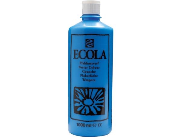 Image sur Gouache Ecola 1000 ml Cyan