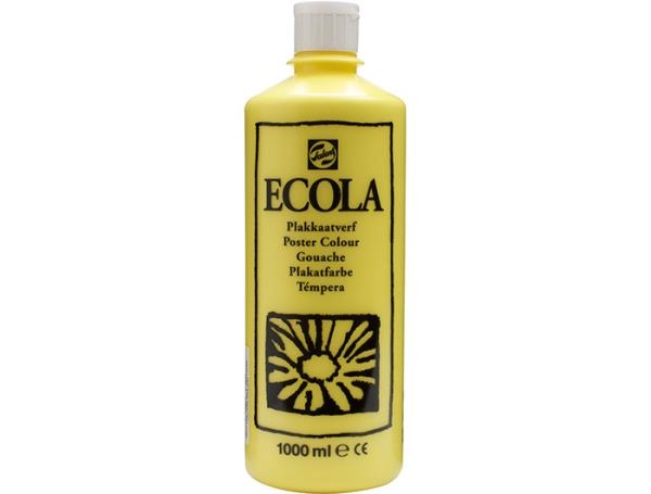 Image sur Gouache Ecola 1000 ml Jaune citron