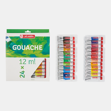 Image de Gouache Talens Art Creation en tube,boîte de 24 x 12 ml