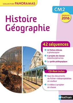 Image de Histoire Géographie CM2 fichier + CD - Collection Panoramas 2017 - Programme 2016