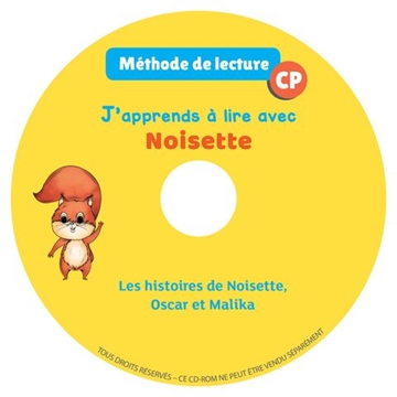 Image de J'apprends à lire avec Noisette - Les 60 histoires de Noisette, Oscar et Malika - CD audio CP 2018