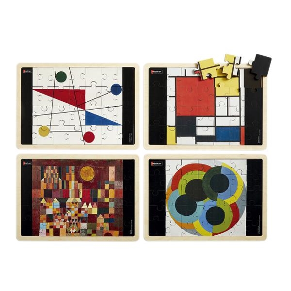 Image sur L'art et les formes - Lot de 4 puzzles