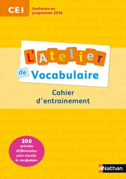 Image de L'Atelier de Vocabulaire - cahier exercices - CE1