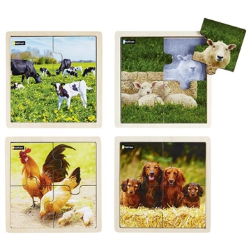 Image de Les animaux en famille - Puzzles bois