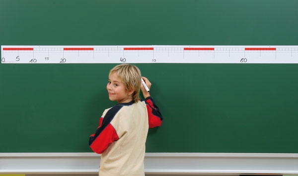 Image sur Lignes des nombres de 1 à 100