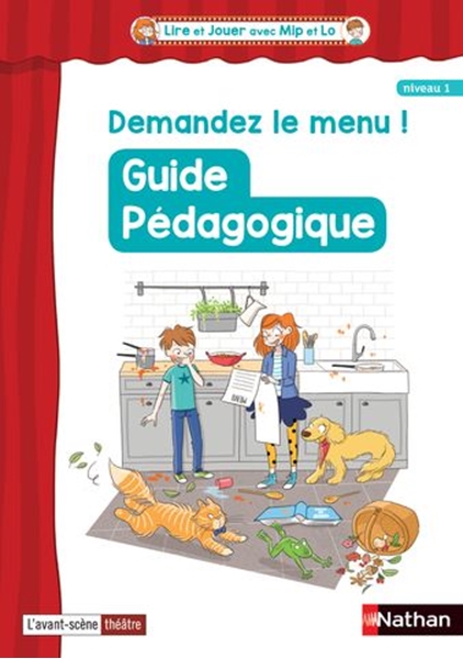 Image sur Lire et Jouer avec Mip et Lo - niveau 1 - Cycle 2  - Guide pédagogique - Demandez le menu !