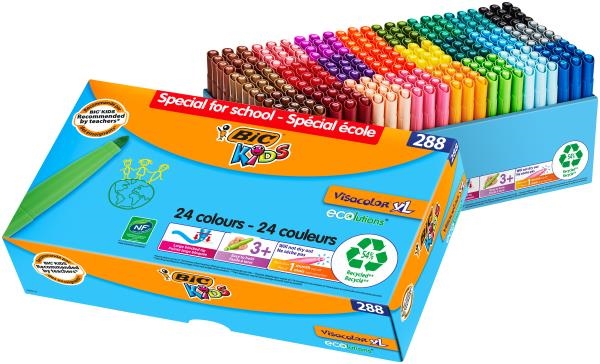 Image sur Marqueurs Bic Kids Visacolor XL, classpack 288