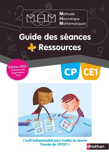 Image sur Méthode Heuristique Mathématiques CP CE1 - Guide pédagogique - 2019