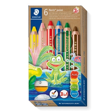 Image de Noris junior crayon de couleur 3-in-1 - set 6 pc