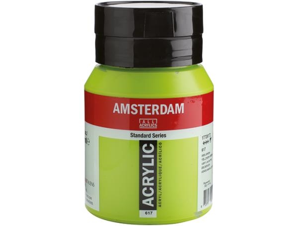 Image sur Peinture acrylique Amsterdam 500 ml Jaune verdâtre