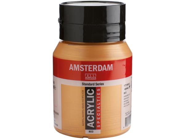 Image sur Peinture acrylique Amsterdam 500 ml or foncé