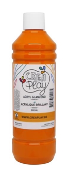 Image de Peinture acrylique brillante 500 ml orange