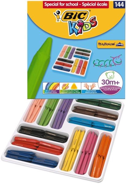 Image sur Crayons plastidecor triangulaire, le coffret de 144