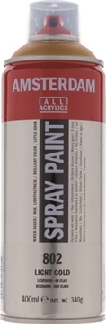 Image de Peinture acrylique Talens Amsterdam or clair en spray 400 ml