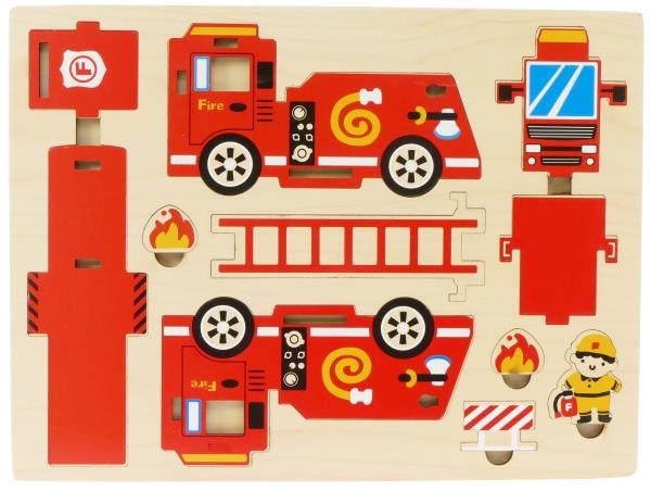 Image sur Puzzle les pompiers