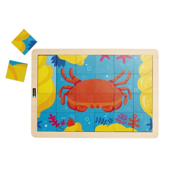 Image sur Puzzle magique - Le crabe et le coquillage (24 P)