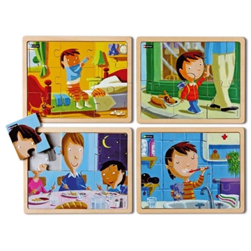 Image de Puzzles bois - ma journée