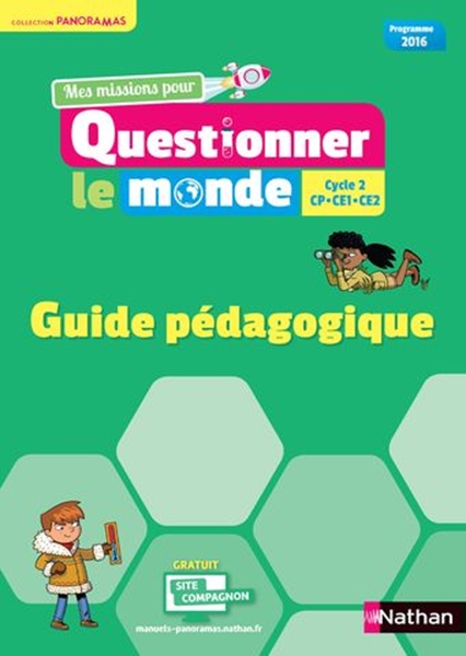 Image sur Questionner le monde Cycle 2 - Panoramas - Guide pédagogique 2018