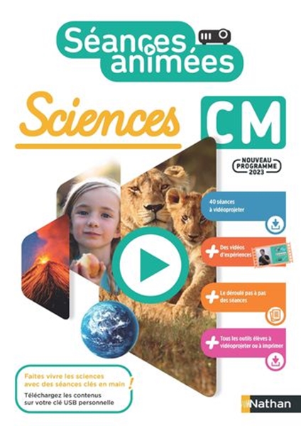 Image sur Séances animées - Sciences CM - Guide + 40 séances à vidéoprojeter