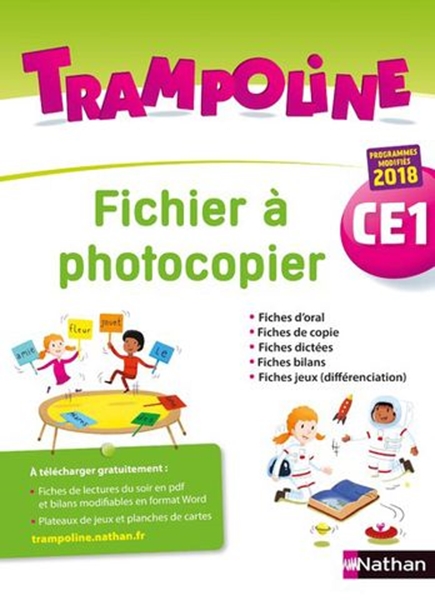 Image sur Trampoline - Fichier à photocopier - CE1 - 2019