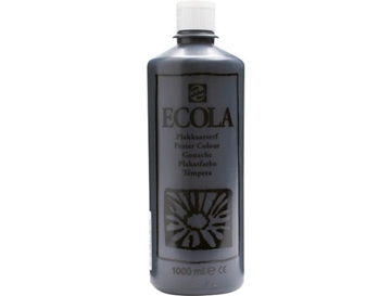 Image de Gouache Ecola 1000 ml Noir