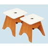 Image sur Tabourets tradition - lot de 2