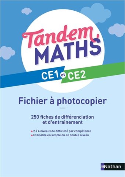 Image sur Tandem - Maths CE1 CE2 - Fichier à photocopier