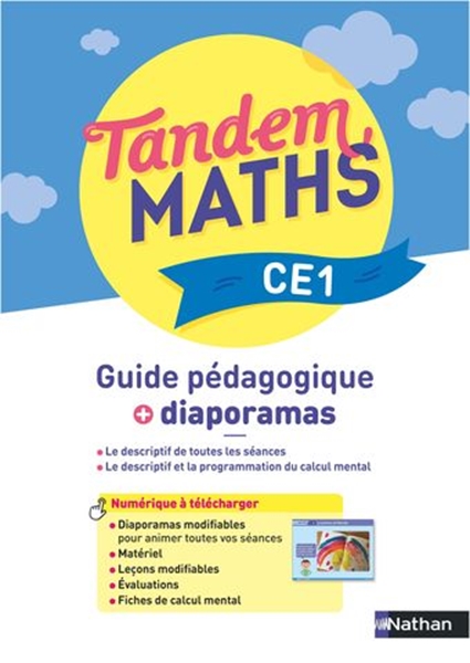 Image sur Tandem - Maths CE1 - Guide pédagogique + Diaporamas