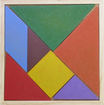 Image de Tangram géant en bois