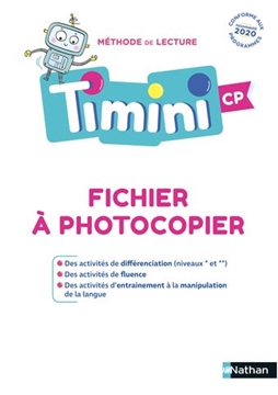 Image de Timini - Fichier à photocopier - Différentiation et manipulation CP