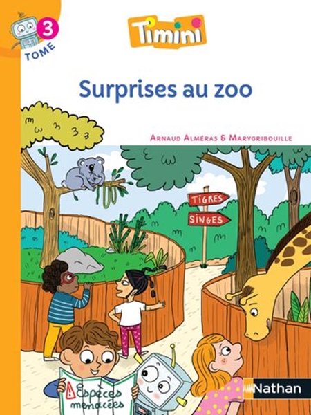 Image sur Timini - Album 3 CP - Surprises au zoo