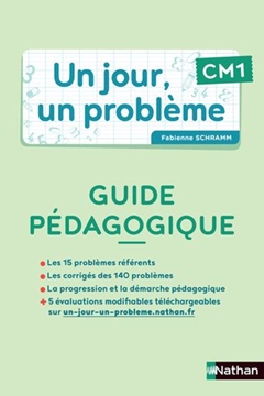 Image de Un jour, un problème CM1 - Guide pédagogique + Cahier élève PCF