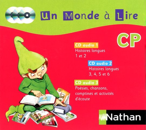 Image sur Un monde à lire - kimamila CP - série rouge - 3 CD audio