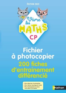 Image de Vivre les maths -  CP - Fichier à photocopier - Édition 2023