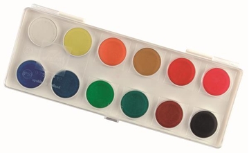 Image de Aquarelle opaque Talens, set de 12 godets