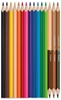 Image sur 12 crayons de couleur triangulaire Color World + 3 crayons duo peau