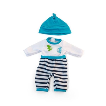 Image de Vêtements pour poupées de H 32 cm - pyjama bleu