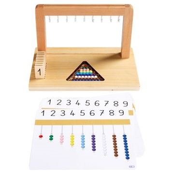 Image de Montessori par Nathan - Porte-Perles - Activités de 1 à 9