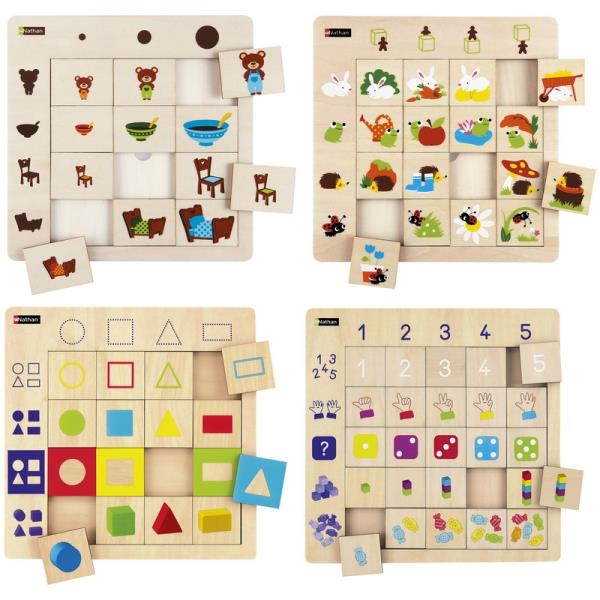 Image sur Puzzle logique - l'ensemble des 4