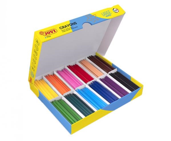 Image sur Crayons plastiques hexagonaux economy pack 300 couleurs assorties