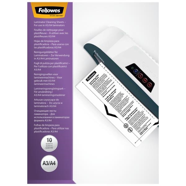 Image sur Feuilles de nettoyage A4 pour plastifieuse