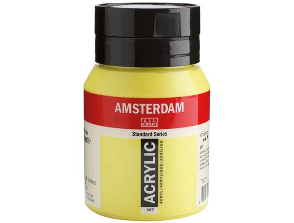 Image sur Peinture acrylique Amsterdam 500 ml Jaune azo citron