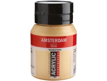 Image de Peinture acrylique Amsterdam 500 ml or clair