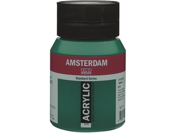 Image sur Peinture acrylique Amsterdam 500 ml Vert Phtalo