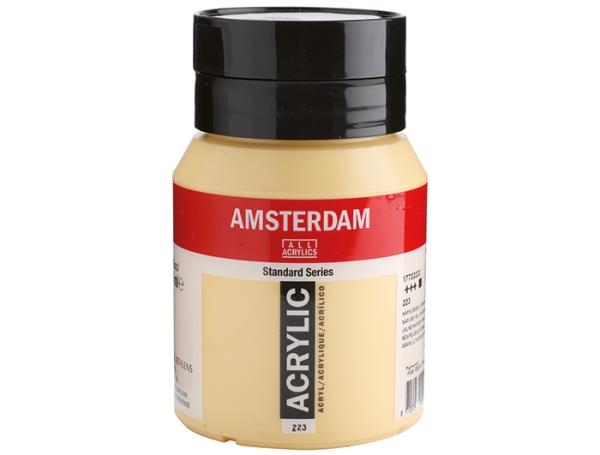 Image sur Peinture acrylique Amsterdam 500 ml Jaune Naples foncé