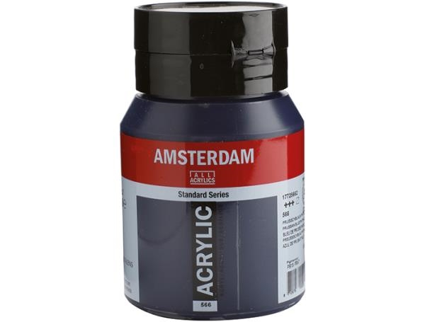 Image sur Peinture acrylique Amsterdam 500 ml Bleu de Prusse