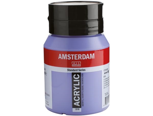 Image sur Peinture acrylique Amsterdam 500 ml Outremer violet clair