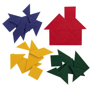 Image de Tangram plastique, les 4