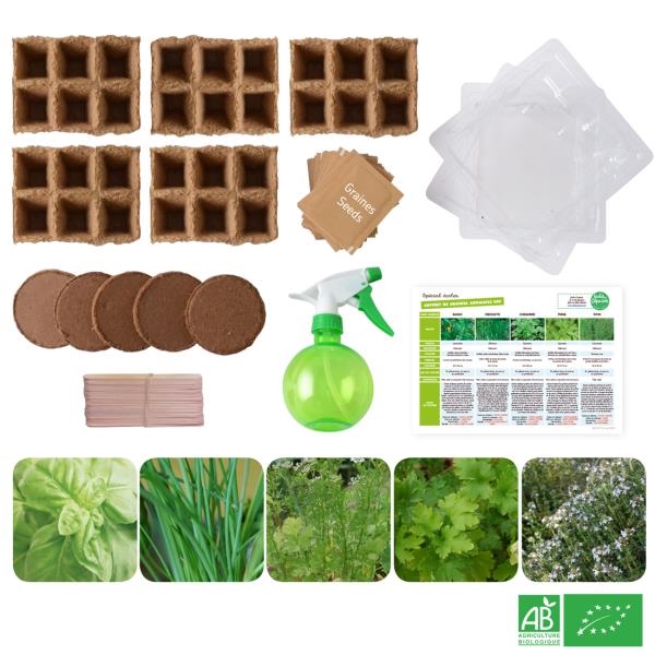 Image sur KIT DE GRAINES Aromatiques Bio